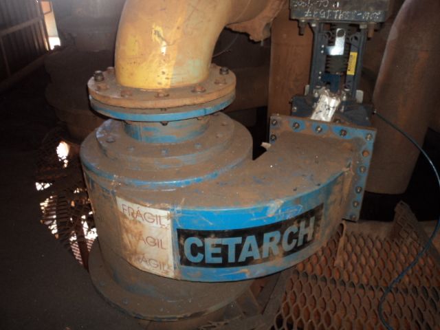 Ceramic-lined valve installed in the field — CETARCH