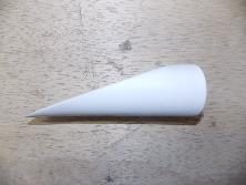 Custom-made alumina ceramic cone manufactured by CETARCH
