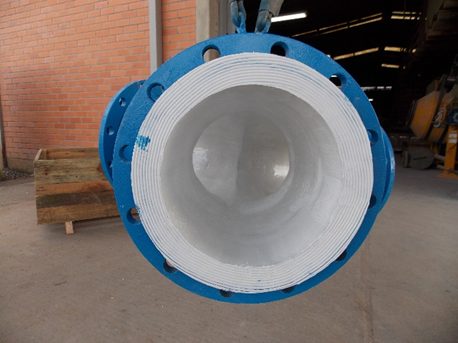 Wear-resistant ceramic reducer lined with CT CEDUR technical alumina
